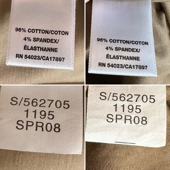 NWT Set of 2 Vintage Y2K Old Navy Cargo Jacket Tan & Brown Size XS - Picture 14 of 14